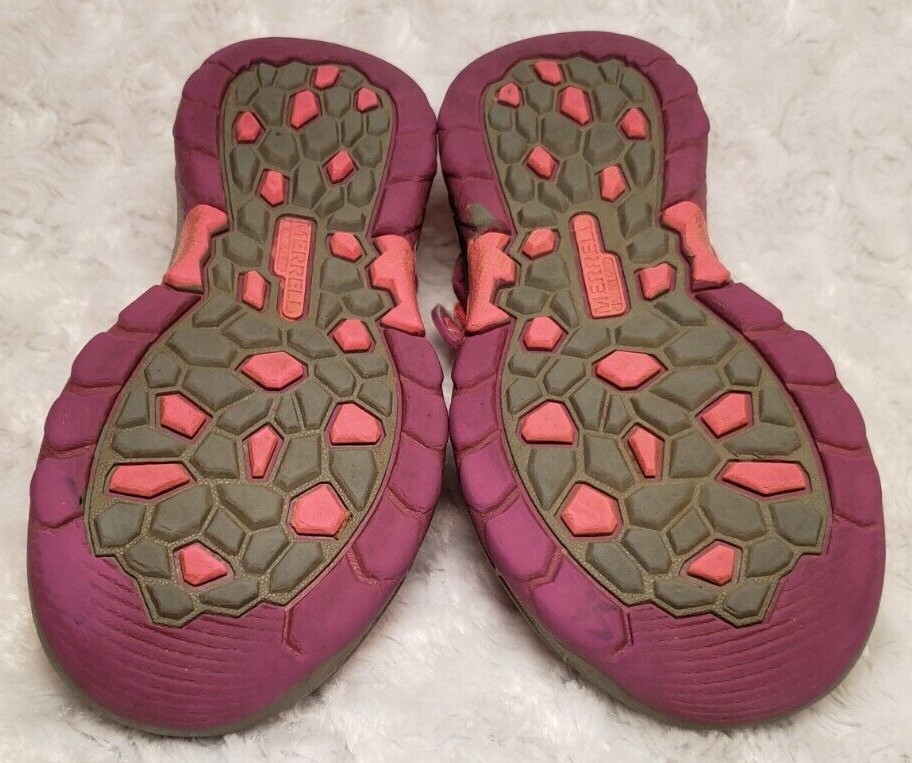 MERRELL Little Girls Pink Hydro Sport Sandals (Size 9)