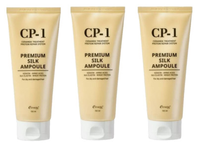 CP-1 Premium Silk Ampoule | 150ml x 3 | Ceramide Treatment Protein Repair System
