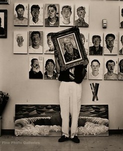 High Quality Leather 19 Vintage David Hockney Artist By Herb Ritts Painter Quadtone Photo Art 12x16 New Aksarapublic Com