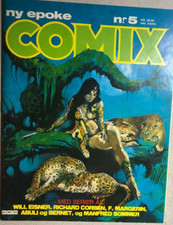 NY EPOKE COMICS #5 Norvegia (1983) rivista fumetti Corben The Spirit Norwegian VF