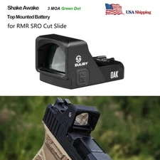 Zulisy OAK 3 MOA Green Dot Reflex Sight for RMR Cut Beretta APX RDO Walther PDP