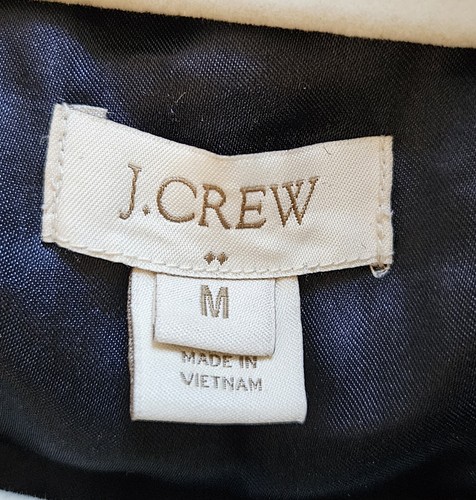 J. Crew Nordic Parka Men's Blue Hooded Faux Fur-lined hood Medium - Picture 3 of 5