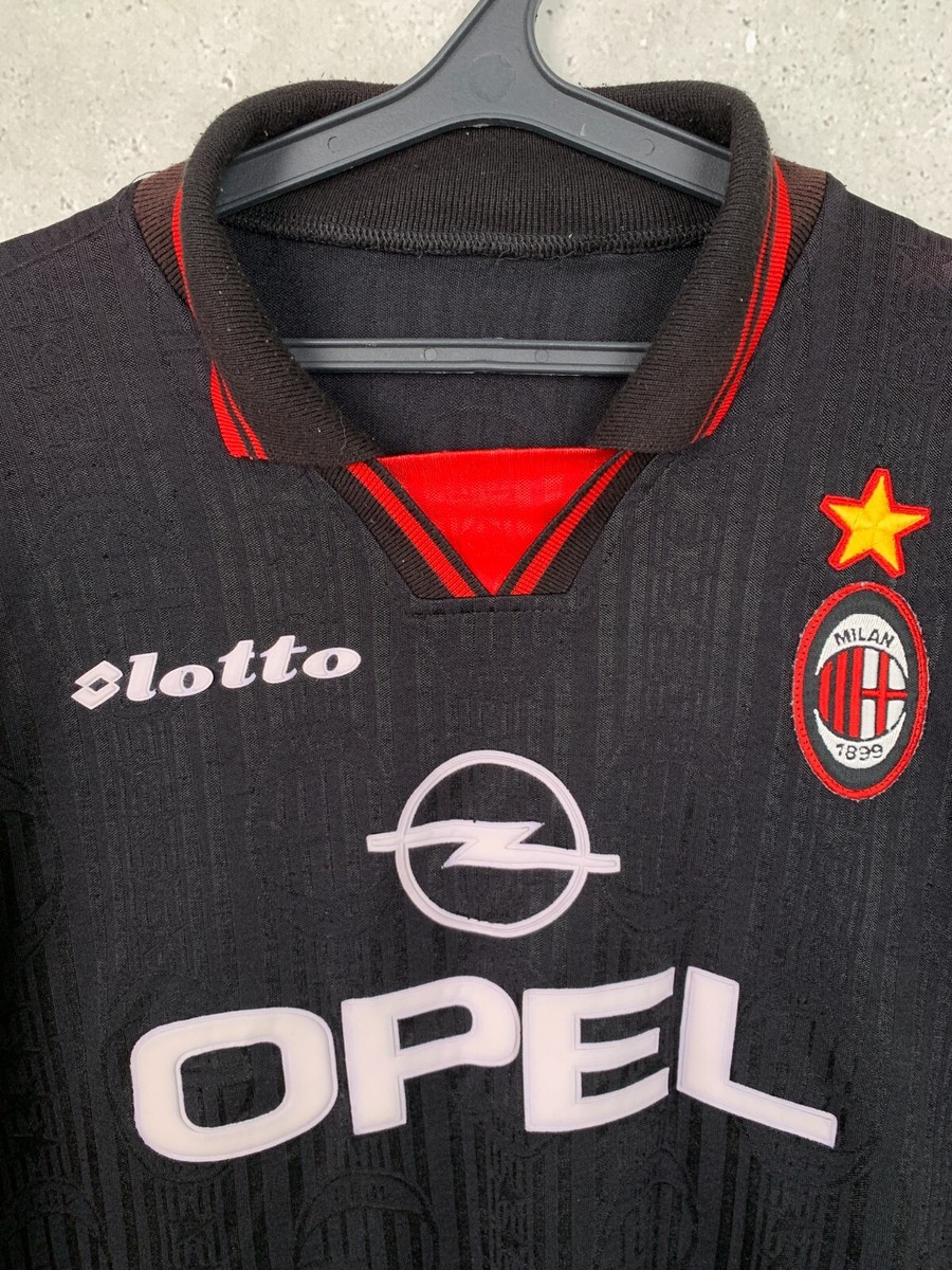 ACミラン（H）ユニフォーム マルディーニ＃3 1997/1998年 ASTRA