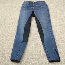 Pikeur Daphne Jean Women EU 30 US 24 Blue Seat Breeches Riding Pant Equestrian