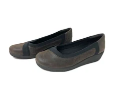 Easy Spirit E360 Eskathleen Women's slip-on Loafer shoes Dark Brown size 10.5M