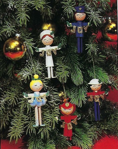 Aunt Shirley's Christmas Workshop VTG General Craft Patterns Book 33 Projects - 第 5/6 張圖片
