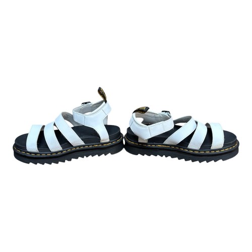 Dr Martens Women’s 9 Blaire White Leather Ankle Strap Platform Wedges - Bild 4 von 13