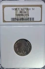 1938 D Buffalo Nickel 5C NGC Certified MS-66 Piece Of US History