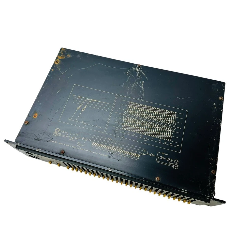 YAMAHA Q1027 Graphic Equalizer In working condition From Japan - Image 4 of 4