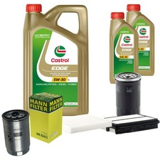 INSPEKTIONSKIT FILTER CASTROL 7L ÖL 5W30 für Hyundai Sonata V NF 2.0 CRDi
