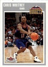 2002-03 Fleer Tradition Chris Whitney #34 Crystal Denver Nuggets 3J