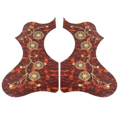 EJ200 Acoustic Guitar Pickguard Thin Self-Adhesive Scratch Plate Tortoise-Brown