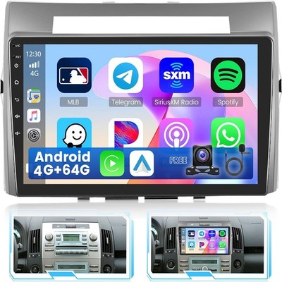 Carplay KAM+ Autoradio 4G+64G Für Toyota Corolla Verso 2004-2009 Android 15 GPS