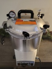All American 50X Electric Autoclave Sterilizer 25 Quart Heavy Cast Aluminum