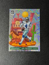 2021 Panini Donruss Optic Prizm Downtown Dak Prescott #DT-5