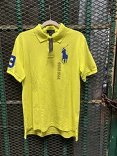 NEW Polo Ralph Lauren Big Pony Shirt Kids XL 18-20 RARE COLOR Bright Yellow