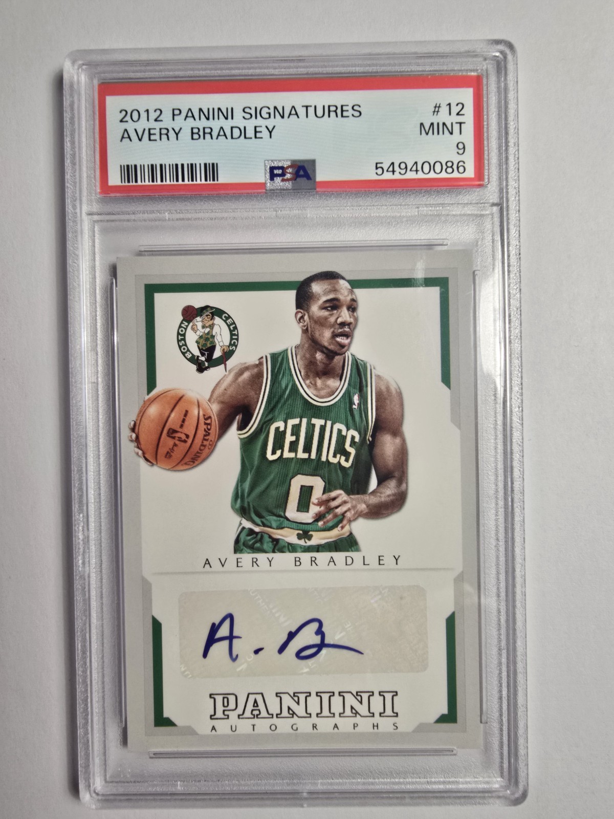 2012 PANINI SIGNATURES AVERY BRADLEY #12 