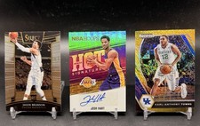 2017-18 Hoops Josh Hart Auto- Jalen Brunson RC- Karl Anthony Towns GOLD #/10