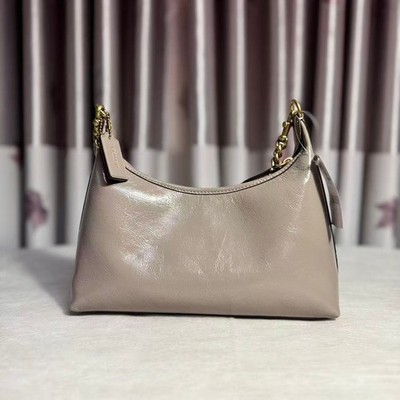 NWT CAD75 COACH Juliet Shoulder Bag 25 Brass/Ash | eBay