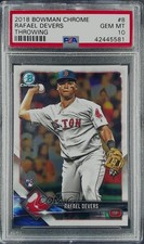2018 Bowman Chrome Base Rafael Devers (Throwing) #8 PSA 10 GEM MT 8d2