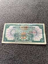 British Armed Forces Five Shilling Special Voucher 1946