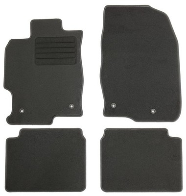Fußmatten Set für Mazda 6 GH 2008-2013 Autoteppiche mit 100% Passform Schwarz