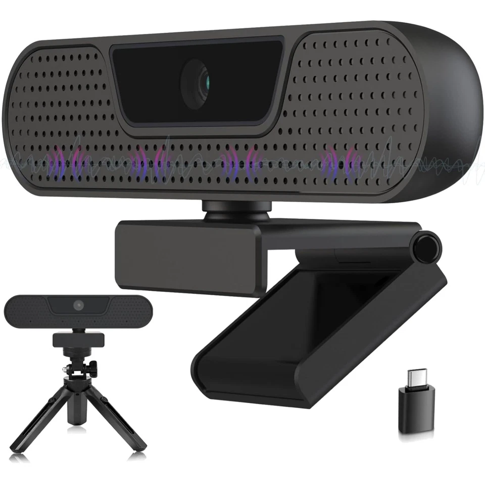 Webcam, Full-HD, 1080P, 60FPS, Mikrofone, USB, Windows, Mac, Zoom, Skype