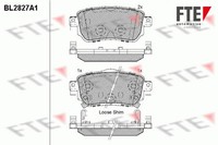 Bremsbelagsatz Scheibenbremse FTE 9011007 FüR Renault Kadjar Koleos 2 Tce 130 3