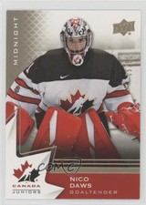 2020-21 Upper Deck Team Canada Juniors Men's U-20 Midnight 5/50 Nicolas Daws 5j8