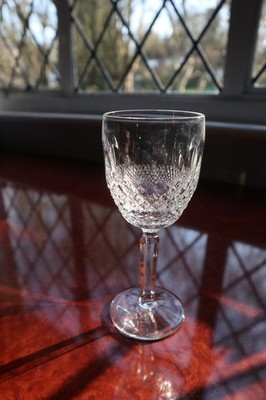 1 hervorragendes Waterford Kristall Weinglas langstielig ''Colleen'' 16,5 cm hoch