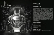 SULTAN by Le Falcone Niche Perfume Cologne 100 ML Unisex Eau De Parfum Spray