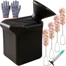 Aottykro Angled Tire Lube Bucket Kit,for Kit-Black