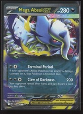 Mega Absol ex 086/132 Doppio Raro Mega Evoluzione Pokemon Near Mint