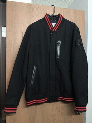Nike Sportswear LeBron James Destroyer Wool Bomber Jacket Men's XL 443931-010