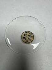 Vintage W.B. Cie Pocket Watch Crystal Domed 47.07mm 20 14/16 24 2/4 Clear