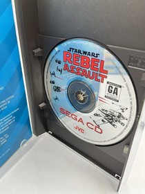 Sega CD Game Star Wars Rebel Assault CIB Complete In Box Great Shape !