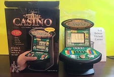 Vintage Excalibur Deluxe 5 in 1 Games Virtual Casino Electronic Hand Held Game