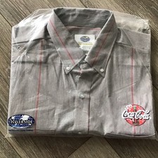 New Coca Cola Delivery Person Uniform Short Sleeve Shirt Size Large