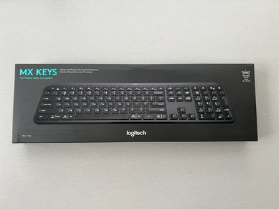 Logitech MX Keys Advanced Wireless Illuminated Full Size Keyboard Black