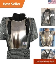 Medieval Steel Breastplate Knight Chest Plate Armor for LARP, Cosplay Cos...