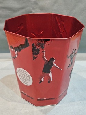 Mission Impossible The Final Reckoning Odeon Cinema Popcorn Bucket Tin Bin