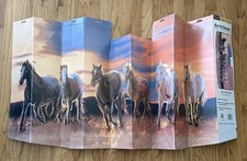 Horses Mustangs Vintage Auto Shade Jumbo Sunshade Car 1990s 1997 Equine Axius