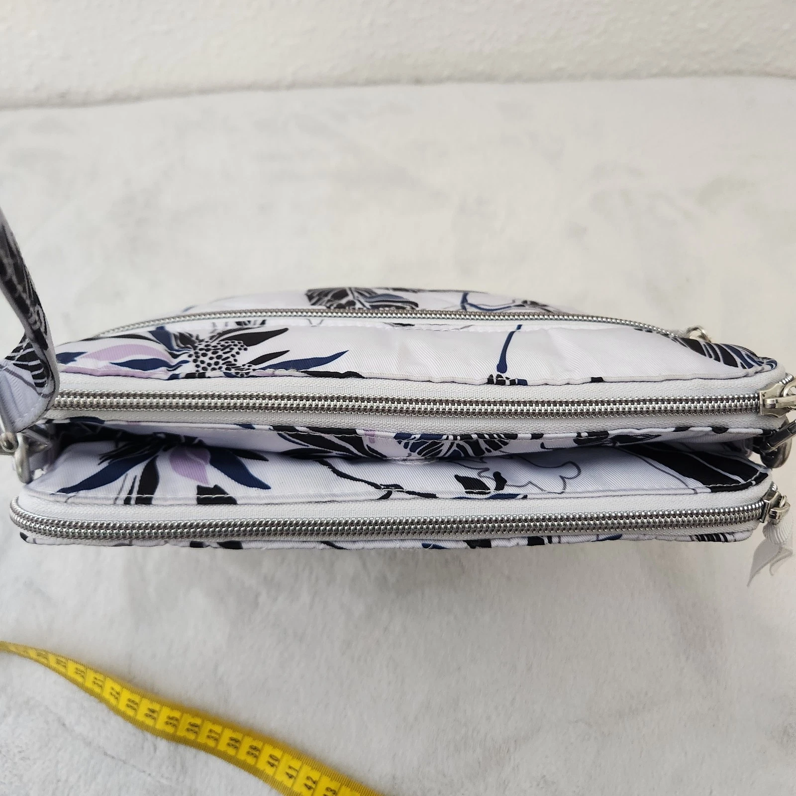 Borsa a tracolla Vera Bradley donna crepuscolare giardino trapuntata tracolla regolabile