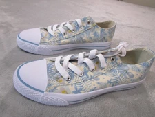 Airwalk Legacee Shoes Womens Size 10 Blue Floral Print Low Top Sneakers