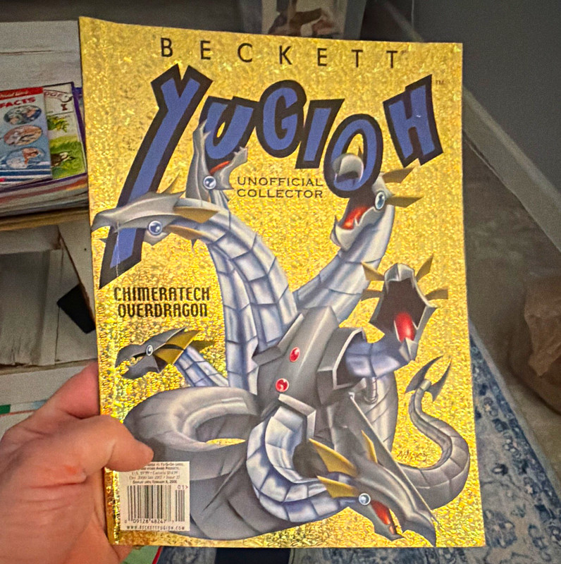 Beckett YuGiOh Unofficial Collector Magazine - Chimeratech Overdragon Cover