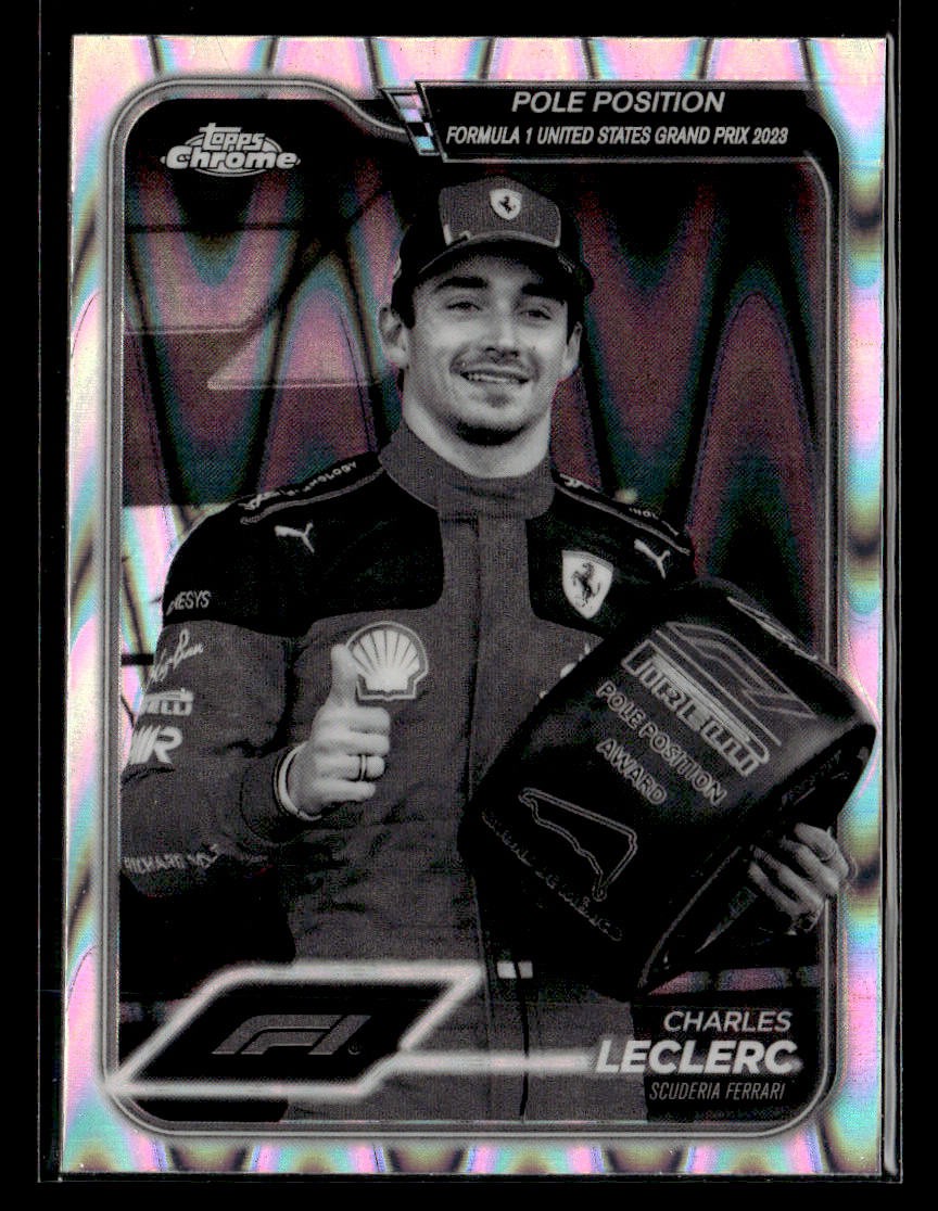 その他 PSA10 Topps  Charles Leclerc Refractor Charles Leclerc 2024 Topps Chrome Formula 1 #3 Purple