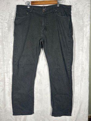 Levis Mens Black WaterLess 511 Slim Fit Jeans W34 L30 Cotton Blend