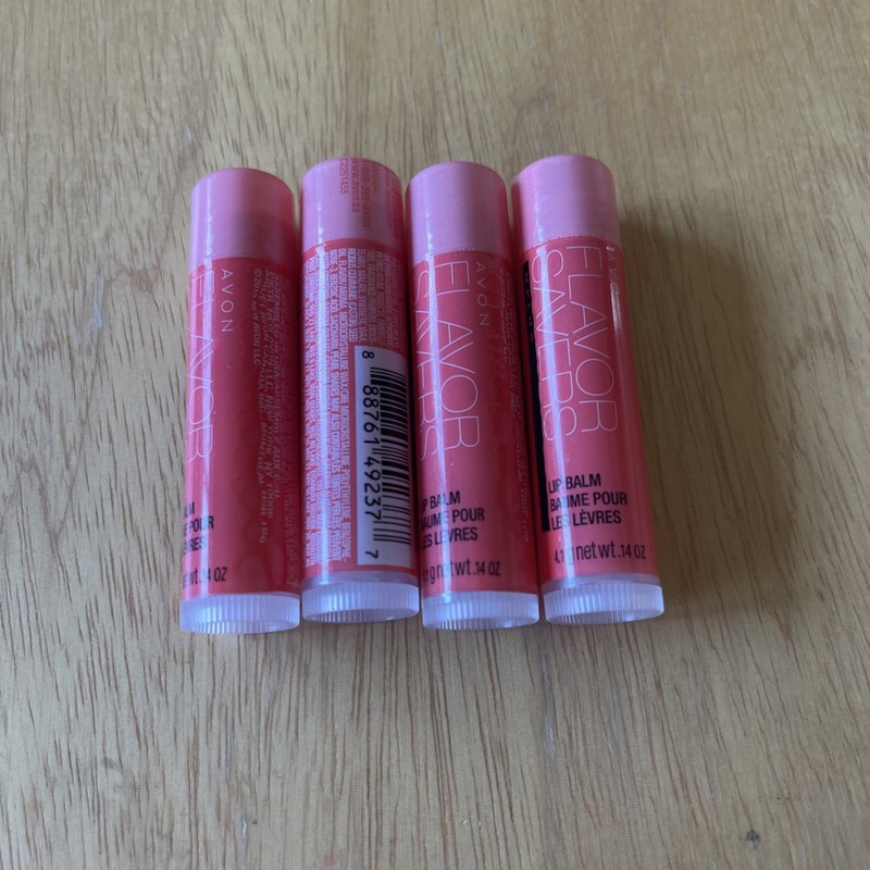 Avon Flavor Saver MELON Lip Balm Lot of 4