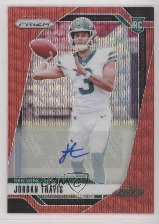 2024 Panini Prizm Rookies Red Wave 84/149 Jordan Travis #359 Auto 1o2