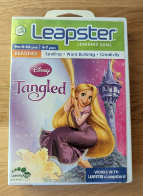 Leapster Leapfrog Disney Tangled Reading Learning Game (Pre-K-1st Ages 4-7)